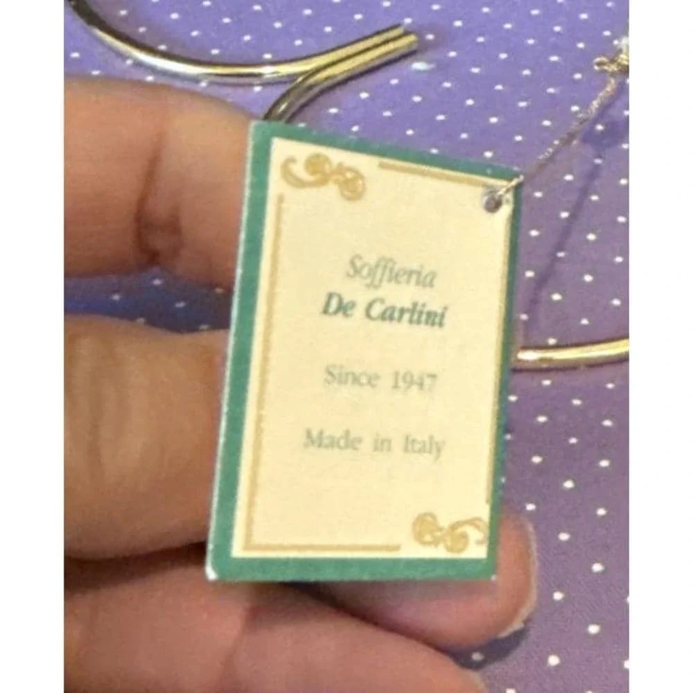 Soffieria De Carlini Lady Snowman Italy Christmas Holiday Ornament 2002 VTG‎
